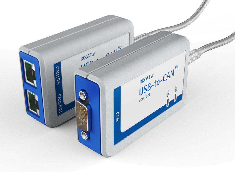IXXAT USB-CAN V2 – Eskisine kıyasla daha gelişmiş sürüm.